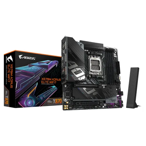 GIGABYTE X870M AORUS ELITE WIFI7 DDR5 AM5 Motherboard 